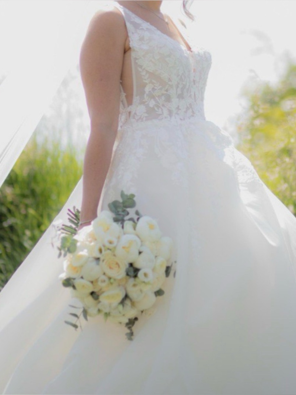 Bridal Gown, Ellie Belle Elizabeth Beaded Lace A-Line Wedding Gown